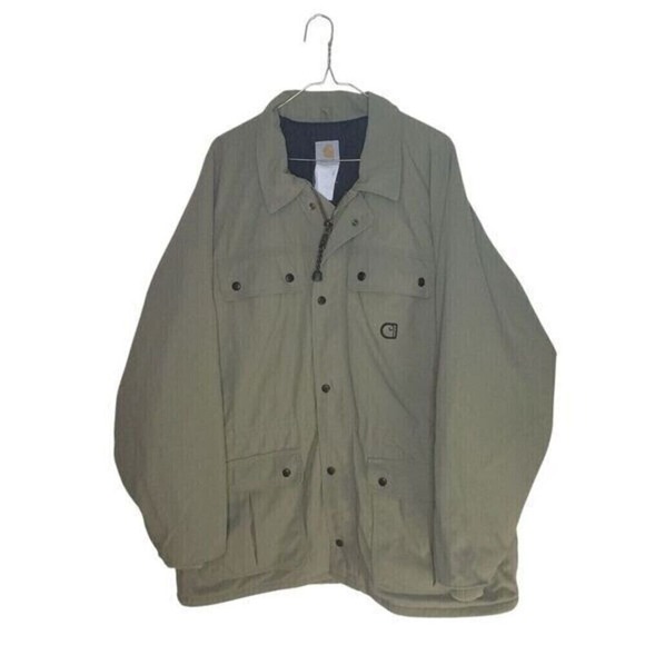 Carhartt Other - Carhartt Vintage Workwear Chore Jacket XLarge Mens Quilted Lined Pockets Utility